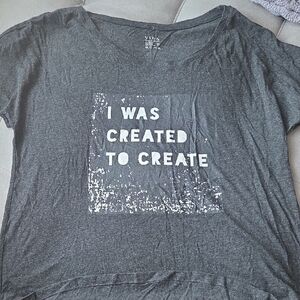 VIDA Charcoal Graphic Tee